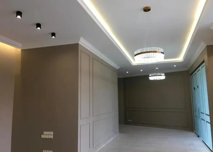 уютная студия с балконом и панорамным видом на город, жк милос, 7я фонтана Apartment